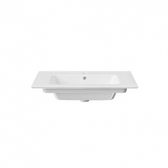 Раковина PIANO подвесная/мебельная 75 см, белая глянц. Pl.wb.75