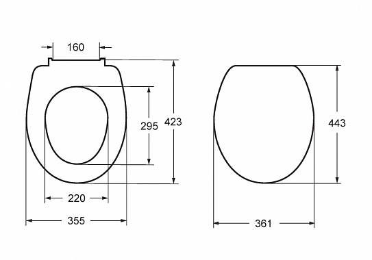 Сиденье Roca Victoria микролифт, тонкое, быстрое снятие, петли хром ZRU8013920
