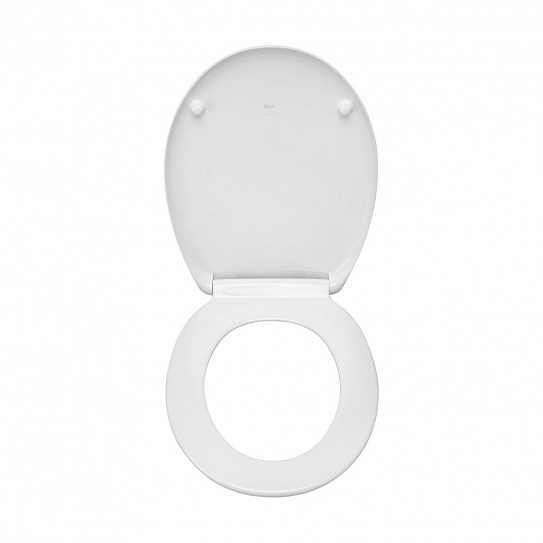 Сиденье Roca Victoria Supralit, микролифт, петли хром, 801B6200B