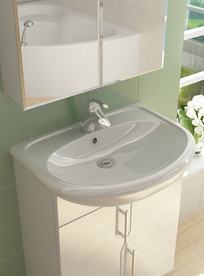 Тумба Vigo Grand 600 с раковиной Уют 60