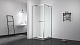 Душевое ограждение 100х100 MONTEREY EX-508 квадрат хром прозрачное 6мм (Side Sliding)