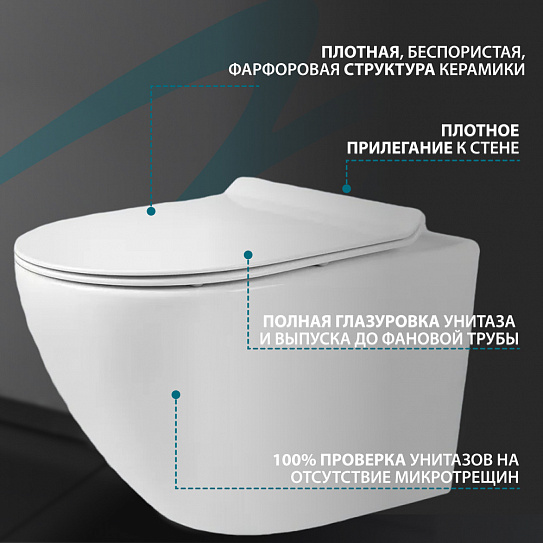 Подвесной унитаз MONTEREY ZT-1025 7860N932