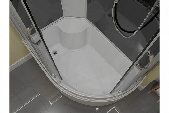 Душевая кабина 120x80x215 Erlit с высоким поддоном, с сиденьем ER3512TPL-C2-RUS