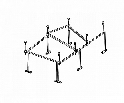 Монтажный комплект для ванны Santek Гоа 150х100 1WH112428