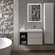 Пенал подвесной правый 165 Kerama Marazzi CUBO CUB.165Lh/WHT.M белый матовый