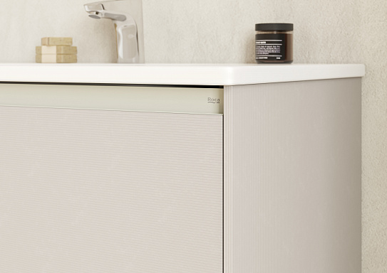 Тумба под раковину Roca Ona Ivory 600 слоновая кость, 2 ящика, ZRU9307861