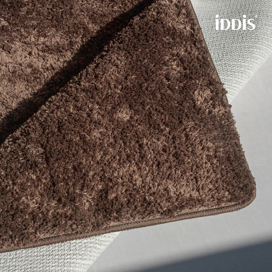 Набор ковриков для ванной комнаты, 50х80 + 50х50, микрофибра, темно-коричневый Iddis BSET08Mi13