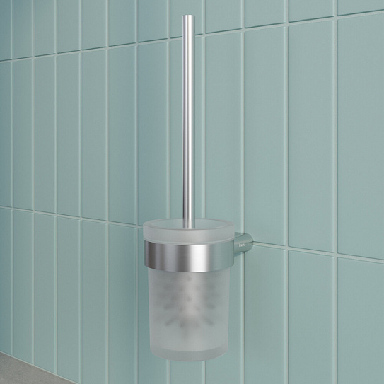 Ершик для унитаза нержавеющая сталь, Petite, хром матовый, IDDIS PETSSSGi47