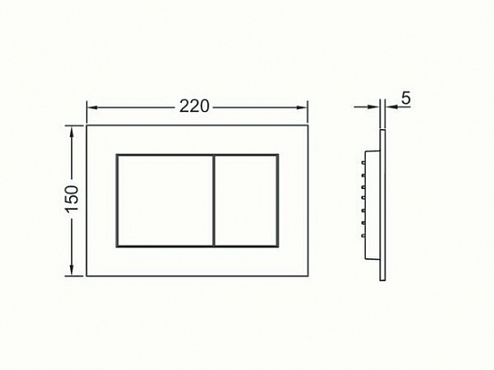 Инсталляция для унитаза TECE 9.400.301 NOW CHROM