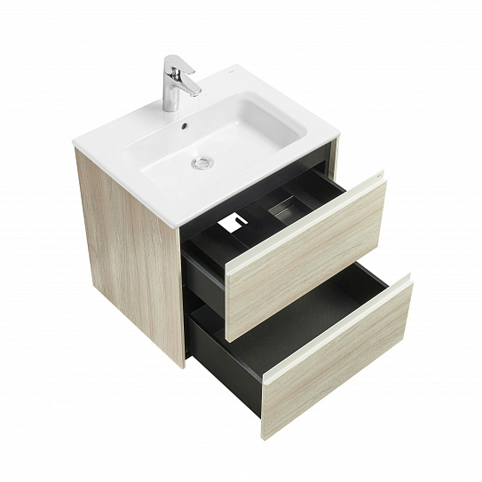 Тумба под раковину Roca Ona 600 светлый дуб 2 ящика A857613512
