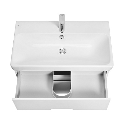 Тумба под раковину Оливия 80 AQUATON белый матовый (под раковину 239414) 1A283101OLVG0