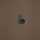 Крючок одинарный IDDIS Дюна (Duna) DUNGM10i41 графит матовый нержавеющая сталь