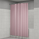 Штора для ванной, 200х180 см, полиэстер, розовый Iddis DW04P18i11