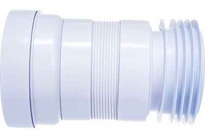 Фановая труба McAlpine раздвижная, L200-330 мм, с манжетом MRWC-F20R