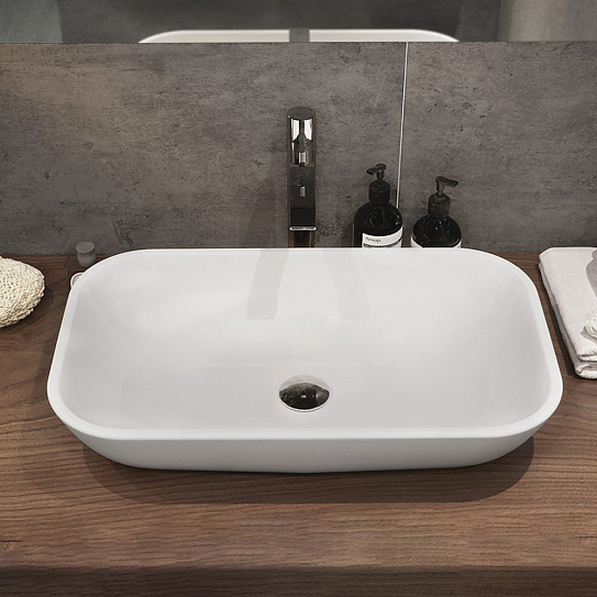 Раковина накладная 60х37 Sanita Luxe Infinity 60 INFSLWB01