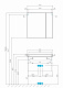 Тумба под раковину Aquaton Асти 70 белый глянец 1A263001AXD70