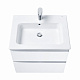 Тумба с раковиной Roca The Gap 60 2 ящика A857397806, белый глянец