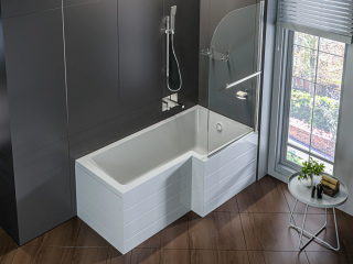 Ванна акриловая BAS Эсте правая 170х85, В 00124