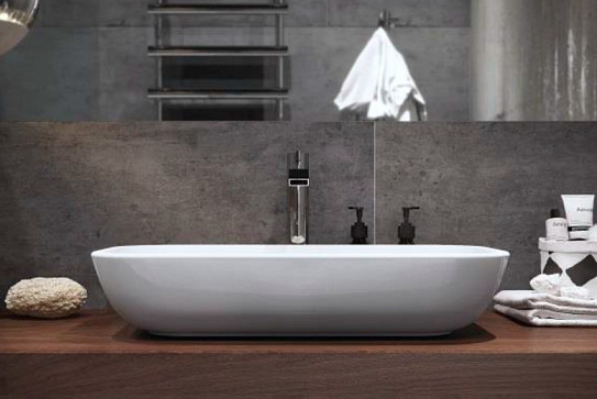 Раковина накладная 60х37 Sanita Luxe Infinity 60 INFSLWB01