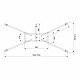 Каркас для ванн 170x75/180x80 Vitra 59999991002