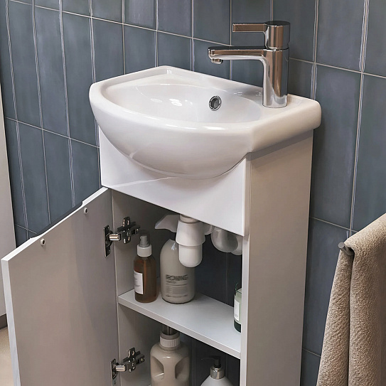 Раковина Santek Азов 40 мебельная отверстие под смеситель справа 1WH110254