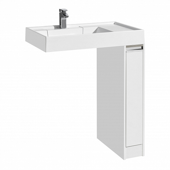 Узкий выдвижной ящик 18х88 Акватон Лондри 20 1A236101LH010 под стиральную машину