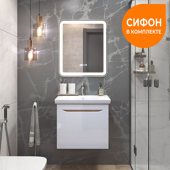 Тумба подвесная Vigo Grani 600-0-1 (под ум-к Como 60) 057 дуб золотой