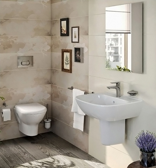 Унитаз подвесной безободковый Vitra Zentrum без сиденья 5795B003-0075