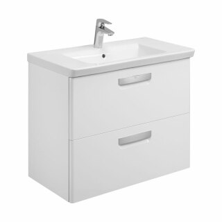 Тумба под раковину Roca The Gap 80 белый глянец ZRU9302877