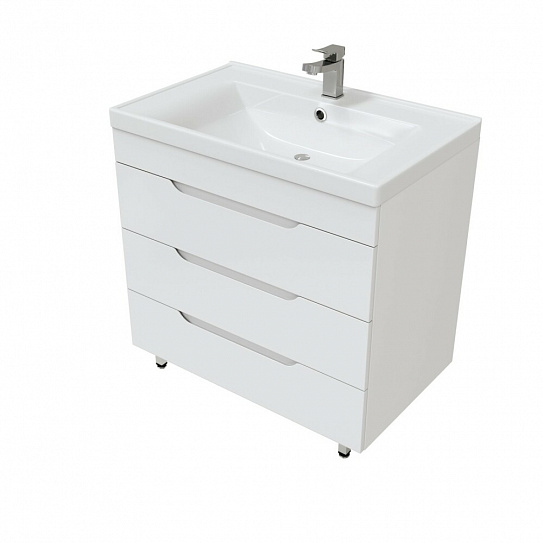 Тумба напольная MIRSANT Soho Quadro 70 (раковина Deep-70) (рак.264512 в комплект не входит)