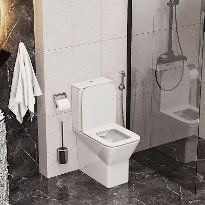 Унитаз компакт Cerutti SPA Ellero с бачком  с микролифт CT8458