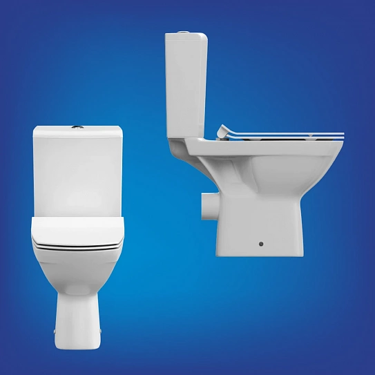 Унитаз компакт Cersanit CARINA Clean On 011 3/5 DPL EO slim KO-CAR011-3/5-COn-S-DL