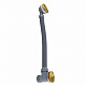 Слив-перелив для ванны click/clack A206 PVD-покрытие глянцевое золото WasserKRAFT A206