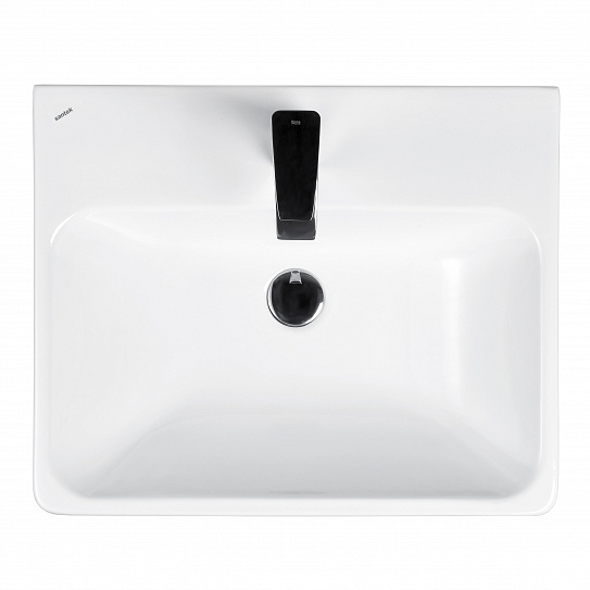 Тумба с раковиной AQUATON Сканди Doors 55 белый глянец/дуб верона 1A278801SDB20