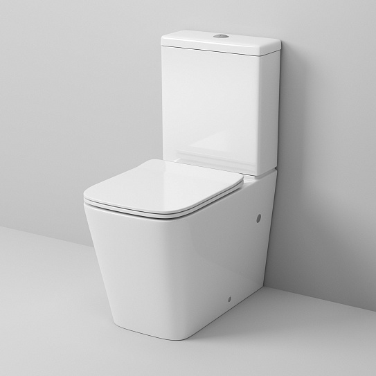 Унитаз напольный с тонкой крышкой Grossman GR-4445S (640*360*830)