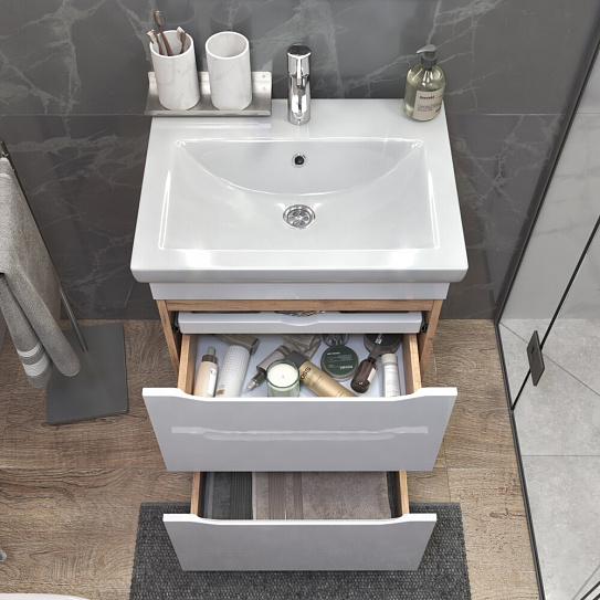 Тумба с раковиной Vigo GRANI 600-0-2