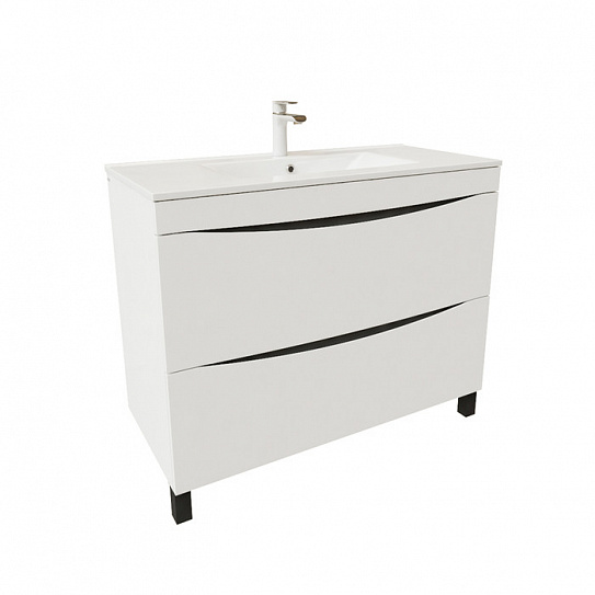 Тумба с раковиной IDDIS Cloud 100 см CLO10WFi95K