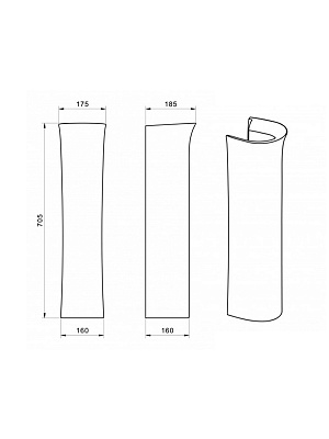 Пьедестал для раковины Santek Анимо 1WH110587