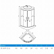 Душевая кабина 90х90х215 Erlit ER3509P-C2-RUS