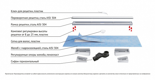 Водоотводящий желоб Berges B1 Antik 800 092126