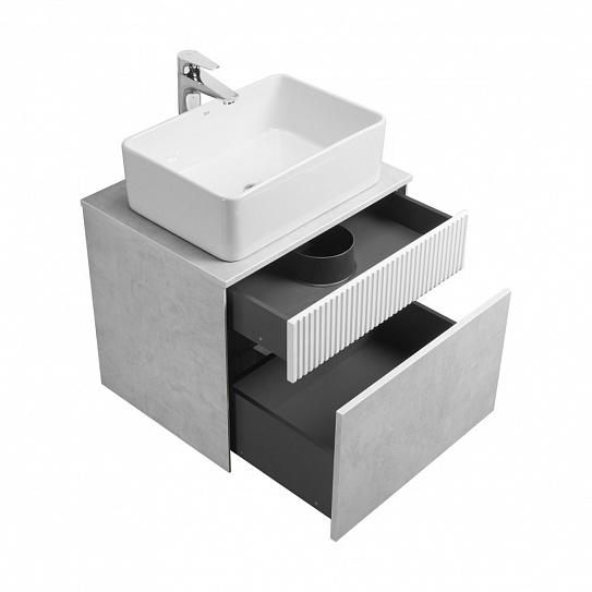 Тумба под накладную раковину AQUATON Марбл 60 1A276101MH4C0