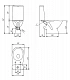 Унитаз - Компакт Cersanit FLAVIS 031 3/6 DPL EO slim