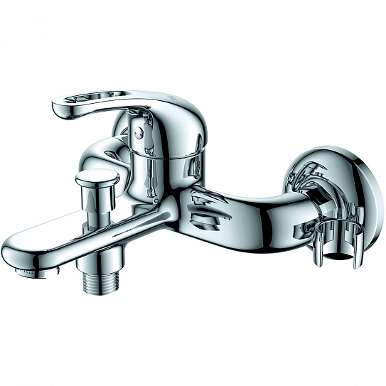 Смеситель для ванны с душем D&K Rhein Eucharius Da1373201 короткий излив хром