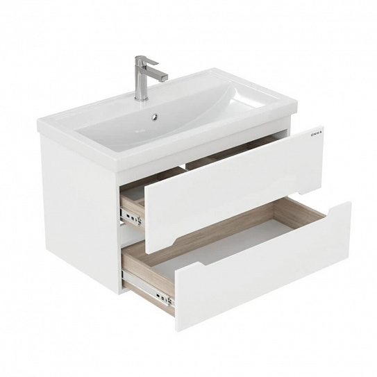 Тумба под раковину Onika Айленд 80 белая (под ум-к Фостер 80)