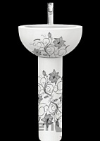 Пьедестал для раковины Sanita Luxe Аrt. Flora ARTSLPD10