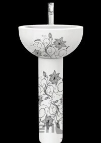 Пьедестал для раковины Sanita Luxe Аrt. Flora ARTSLPD10