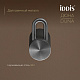 Крючок одинарный IDDIS Дюна (Duna) DUNGM10i41 графит матовый нержавеющая сталь