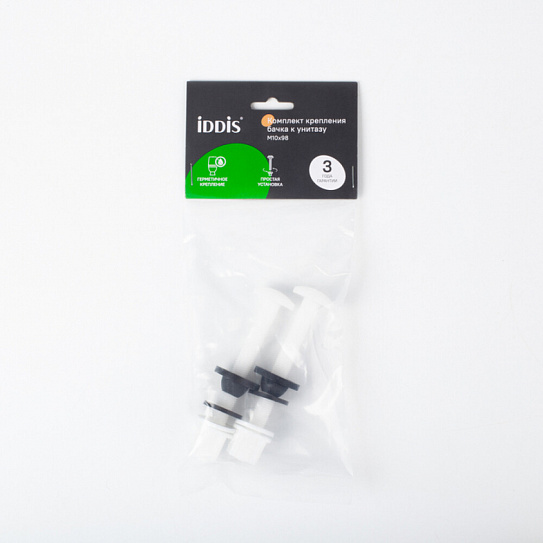 Комплект крепления бачка к унитазу Iddis Optima Home пластик, 2 шт, M10x98 907M10982SK