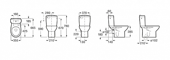 Бачок Roca Victoria 34139Z000
