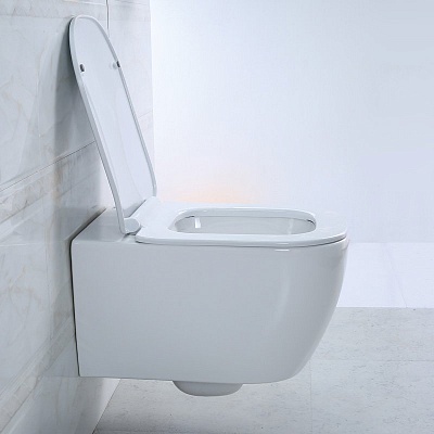 Чаша унитаза подвесного безободкового с креплением Belbagno GENOVA  BB1102CH